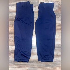 2 Pair Under Armour Softball Pants Authentic Utility Navy Blue Womens Large